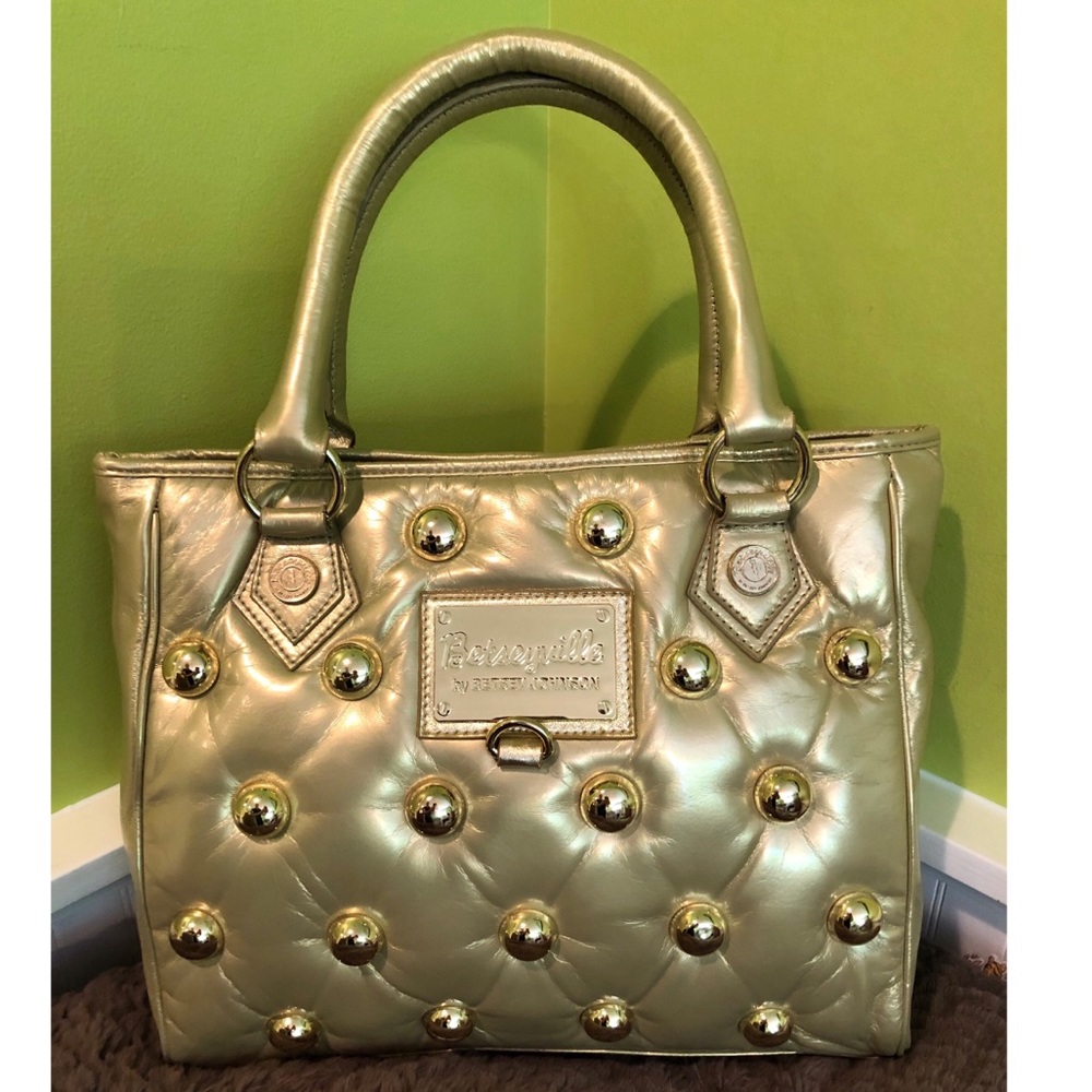 Betsey Johnson Gold Bag